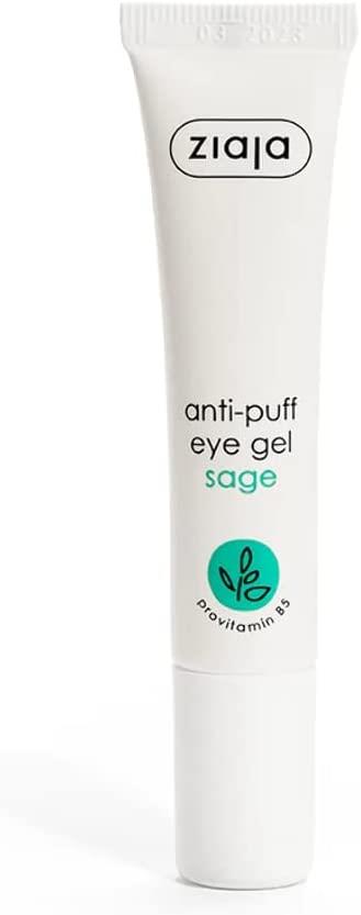 Ziaja Bio Sage Eye and Eyelid Gel Reducing Puffiness Vegan 15ml