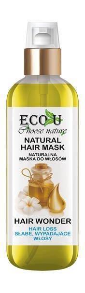 Eco U Naturalna Maska przeciw Wypadaniu Włosów z Witaminami do Włosów Osłabionych 125ml