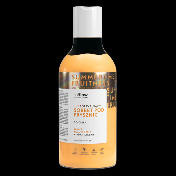 So!Flow by Vis Plantis Egzotyczny Sorbet Pod Prysznic - Luksusowy Żel Z Owoców Tropikalnych, 400 ml