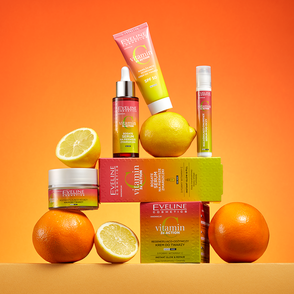 Eveline Vitamin C 3x Action Illuminating and Soothing Face Cream Day and Night 50ml