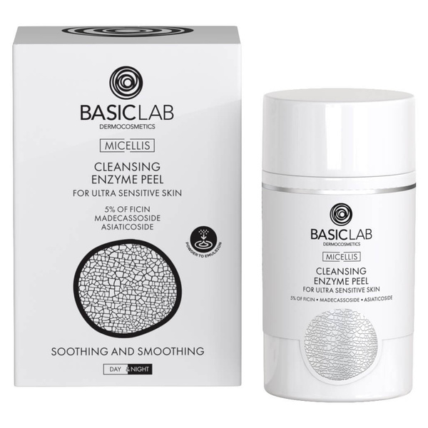BasicLab Dermocosmetics Micellis Cleansing Enzyme Peel For Ultra Sensitive Skin 35g