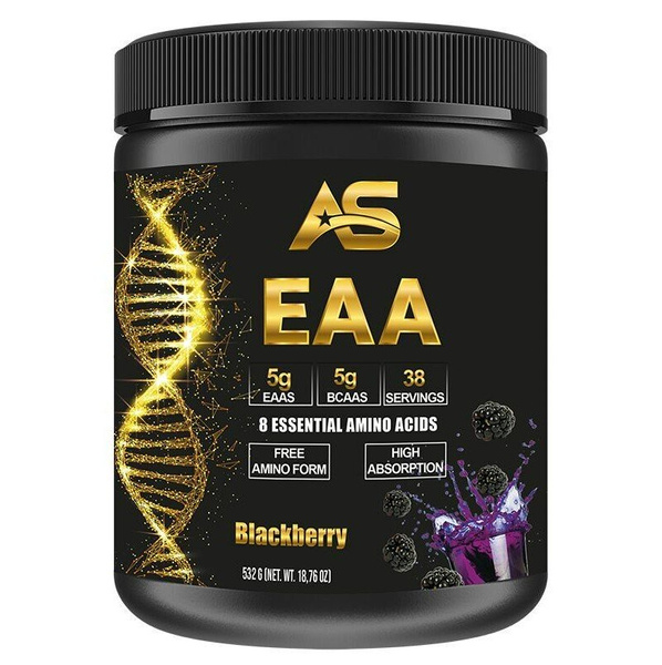 American Supps EAA Niezbędne Aminokwasy w Proszku dla Sportowców Jeżyna 532g