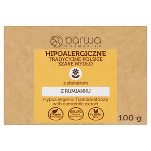 Barwa Hypoallergenic Traditional Polish Gray Soap with Chamomile Extract 100g