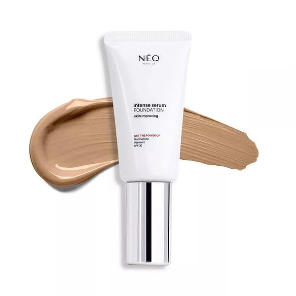 Neo Makeup Intense Serum SPF 30 Satin Foundation Nr 05 Gold dla każdego Rodzaju Skóry 30ml
