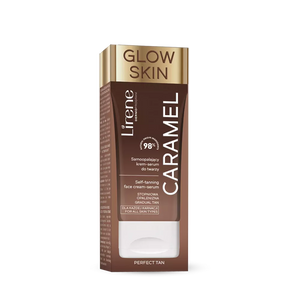 Lirene Perfect Tan Vegan Self-Tanning Face Cream-Serum Caramel 50ml