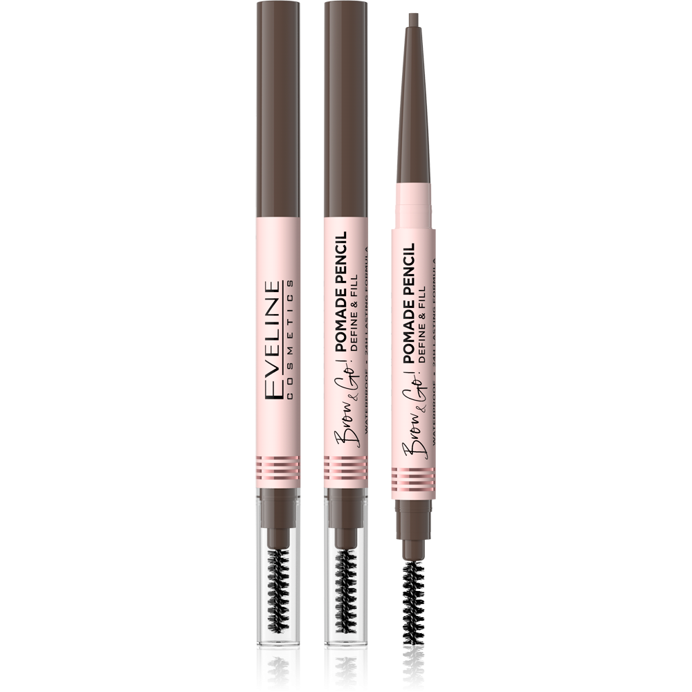 Eveline Brow & Go Wodoodporna Pomadowa Kredka do Brwi Taupe 1 Sztuka 