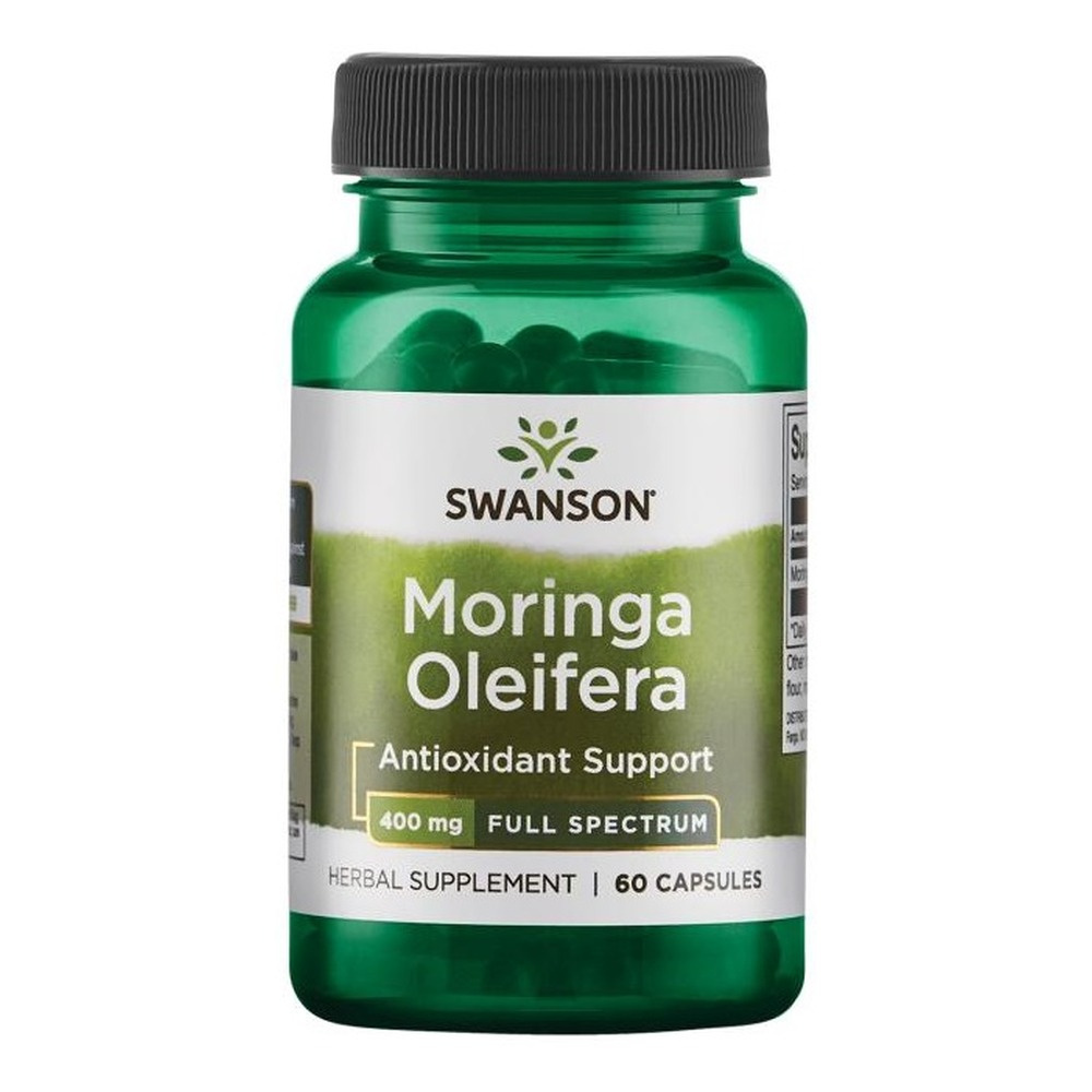 Swanson Moringa Oleifera 400mg Supports Digestion 60 Capsules