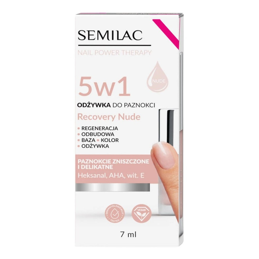 Semilac Nail Power Therapy Nail Conditioner Recovery Nude 7ml
