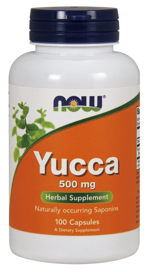 NOW Foods Yucca 500mg Supplement with Saponins 100 Capsules