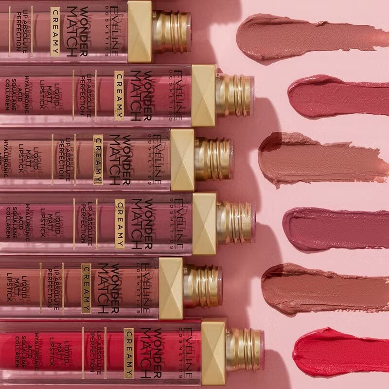 Eveline Wonder Match Matte Liquid Lipstick No. 04 Caramel 6.8ml