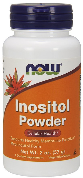 NOW Foods Inositol Powder For Healthy Membrane Function 57g