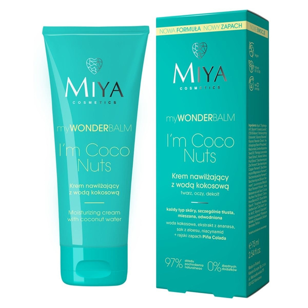 Miya myWONDERbalm Im Coco Nuts Moisturizing Cream with Coconut Water 75ml
