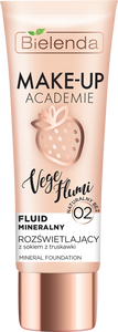 Bielenda Make - Up Academie Vege Flumi Rozświetlający Fluid Mineralny Nr 02 Naturalny Beż 30g