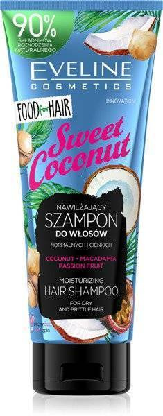 Eveline Food For Hair Sweet Coconut Care Hair Shampoo Moisture And Shine 250ml