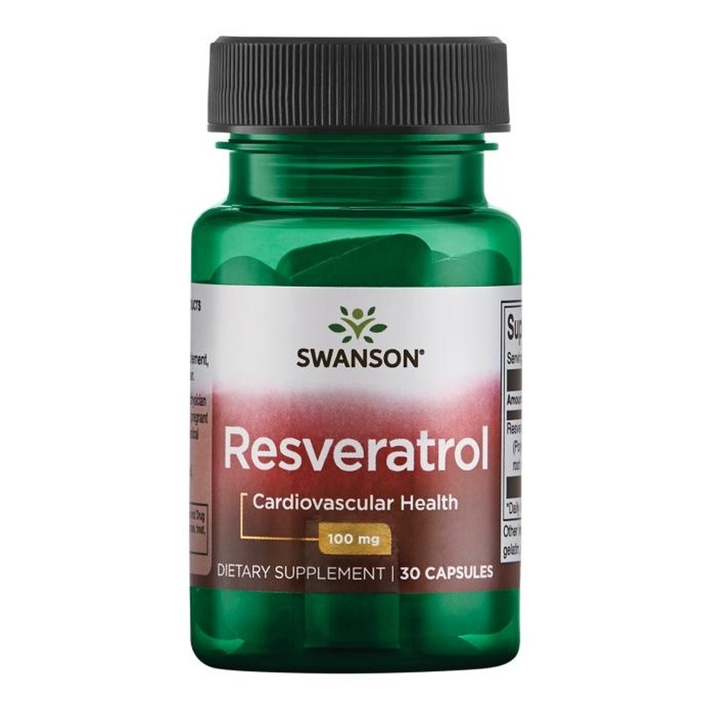 SwansonResveratrol 100mg 30 Capsules