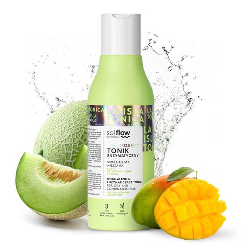 So!Flow Normalizujący Tonik Enzymatyczny dla Skóry Tłustej i Mieszanej 150ml