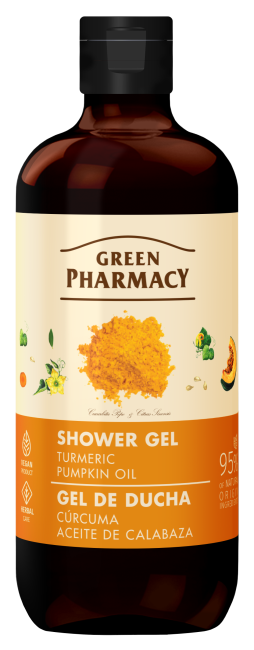 Green Pharmacy Turmeric and Pumpkin Oil Shower Gel 500ml