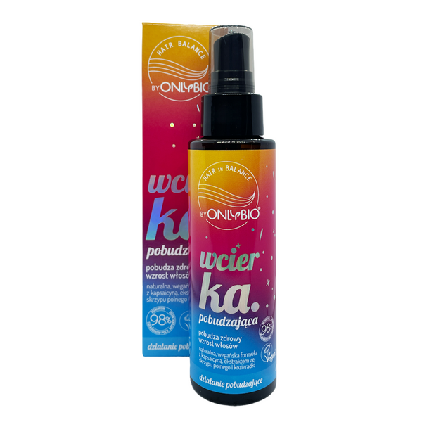 OnlyBio Zestaw Wcierka Pobudzająca Wzrost Włosów+Szampon Balansujący+Odżywka Proteinowa