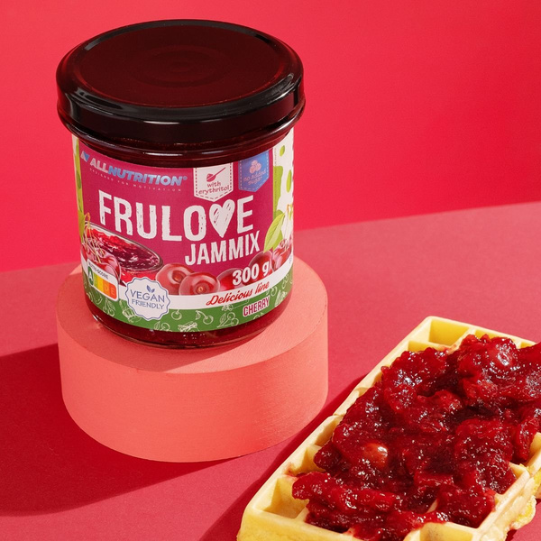 AllNutrition Frulove Jammix Light Cream Without Added Sugar Strawberry 300g