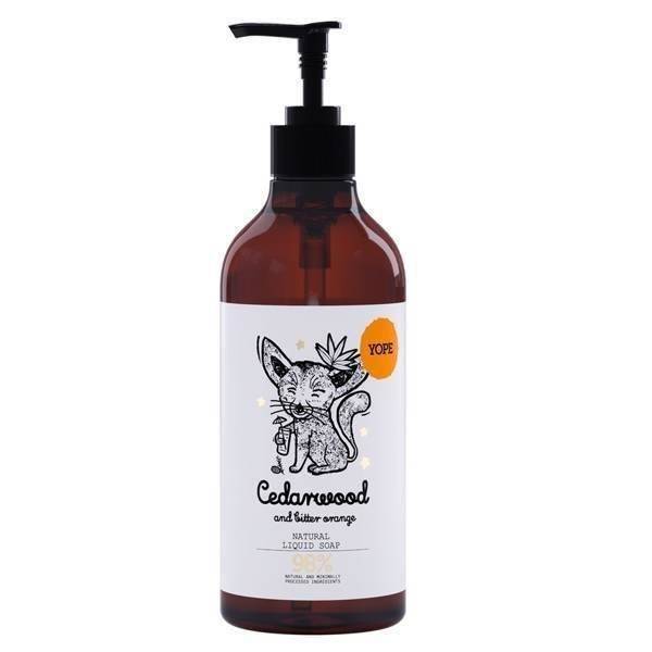 Yope Cedar and Bitter Orange Natural Nourishing Liquid Soap 500ml