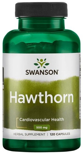Swanson Hawthorn Extract 500mg 120 Capsules