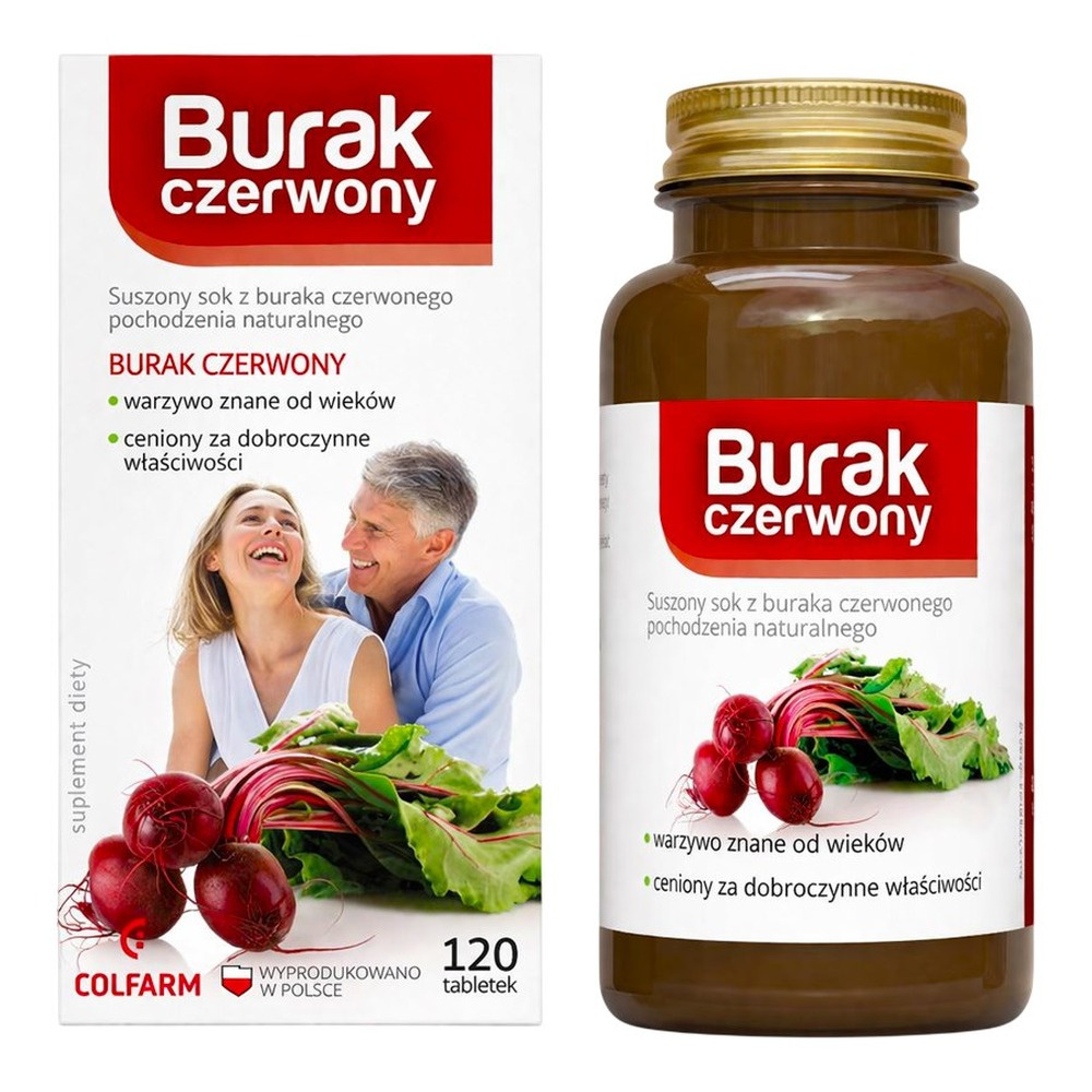 Colfarm Natural Origin Dried Beetroot Juice 120 Tablets