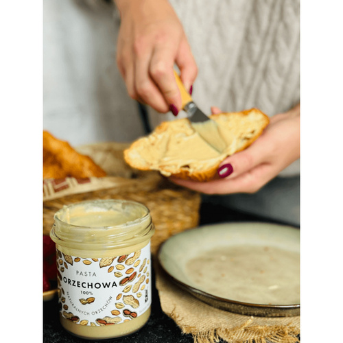 Młyn Kopytowa Treasures of the Mill 100% Natural Peanut Butter Peanut Paste 300g