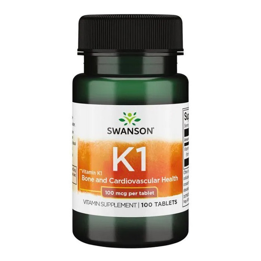 Swanson Vitamin K1 100mcg 100 Tabletek