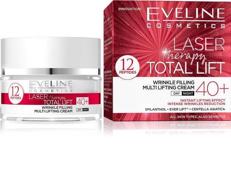 Eveline Laser Therapy Total Lift 40+ Lifting Anti-Wrinkle Day and Night Cream 50ml