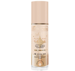 Bielenda Flawless Glow Multi Purpose Illuminating Base and Foundation 03 Natural Beige 30ml