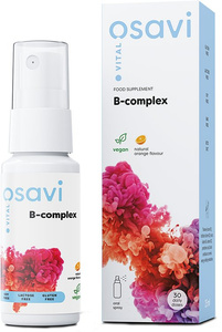 Osavi B-Complex Oral Spray, Orange for Energy and Nervous System Support 25ml