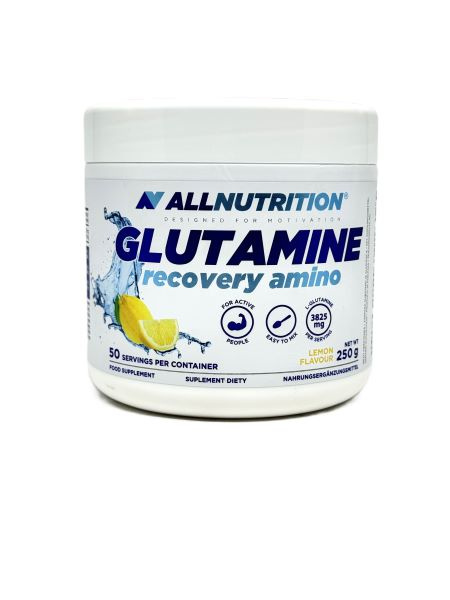 Allnutrition Glutamine Recovery Amino w Proszku z Tauryną i Witaminą C Na Regenerację Mięśni 250g