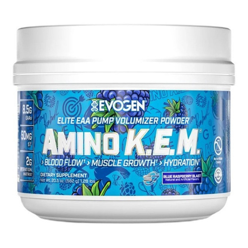 Evogen Amino K.E.M. EAA Blue Raspberry Blast 582g