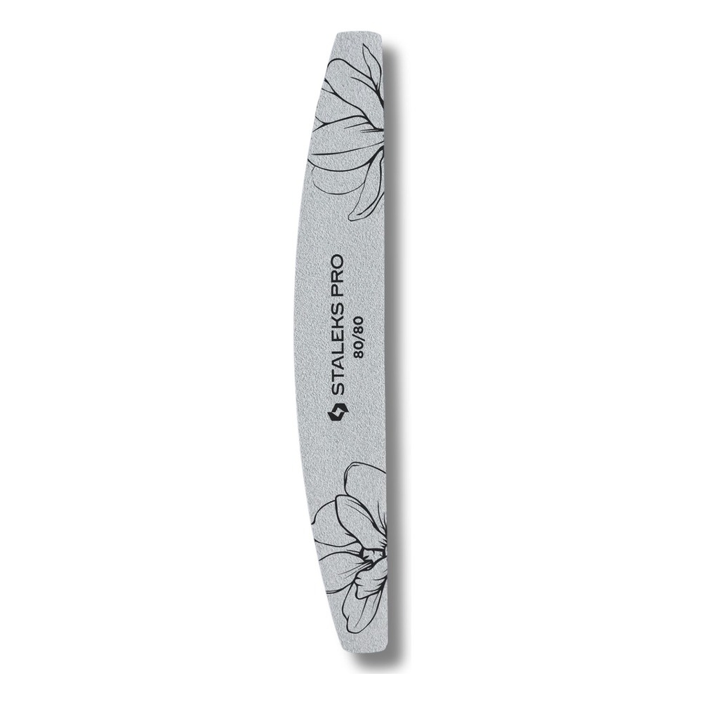 Staleks Expert Pro NFE-40 Crescent Mineral Nail File 80/80  Grit 25pcs