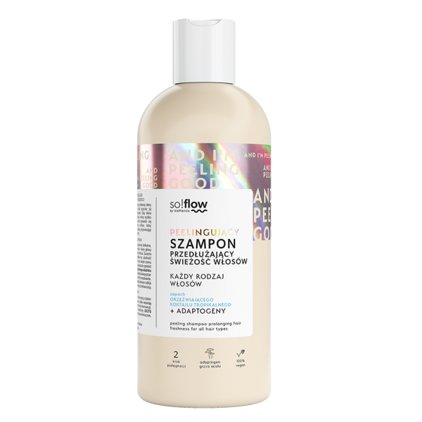 So!Flow Peelingujący Szampon Przedłużający Świeżość dla każdego Rodzaju Włosów 400ml
