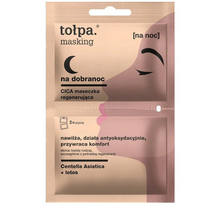 Tolpa Masking Goodnight CICA Maska Regenerująca na Noc Nawilżenie 2x5ml