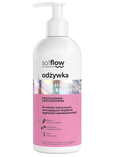 So!Flow by Vis Plantis Protein-Emollient Conditioner for Damaged Hair 300ml