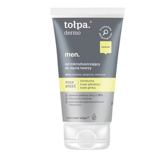 Tolpa Dermo Men Max Effect Mikro-Złuszczający Żel do Mycia Twarzy 150ml