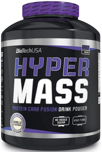 BioTechUSA Hyper Mass Vanilla Mass Gainer with Creatine For Building Muscle Mass 2270g
