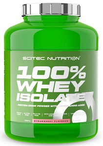 SciTec 100% Whey Isolate, Strawberry - 2000g