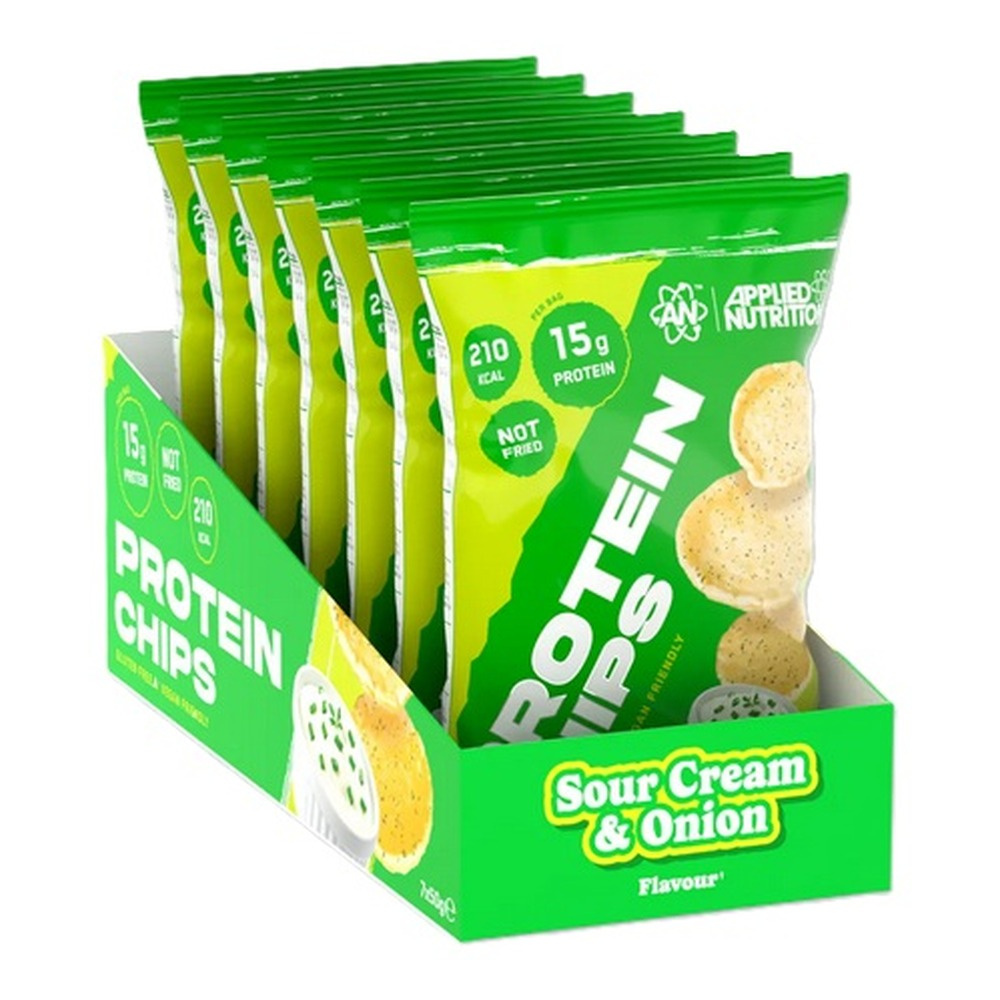 Applied Nutrition Chipsy proteinowe, Śmietana i cebula 7 x 50g
