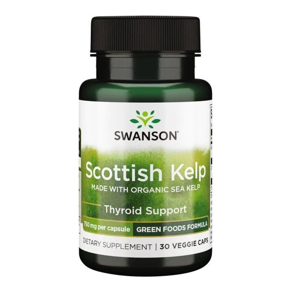Swanson Scottish Kelp Jod 750mg 30 Kapsułek