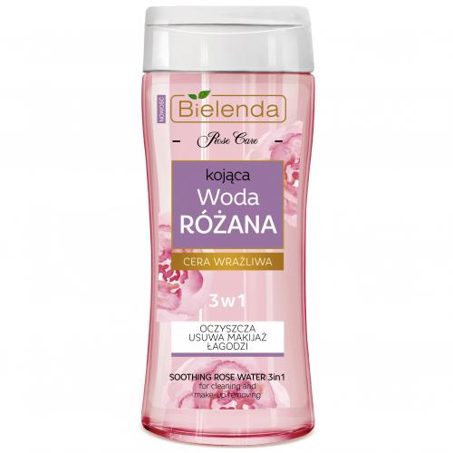 Bielenda Rose Care 3in1 Kojąca Woda Różana dla Skóry Wrażliwej 200ml