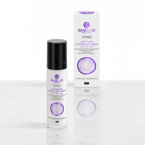 BasicLab Copperis Active Lifting Face Cream Night Treatment 50ml
