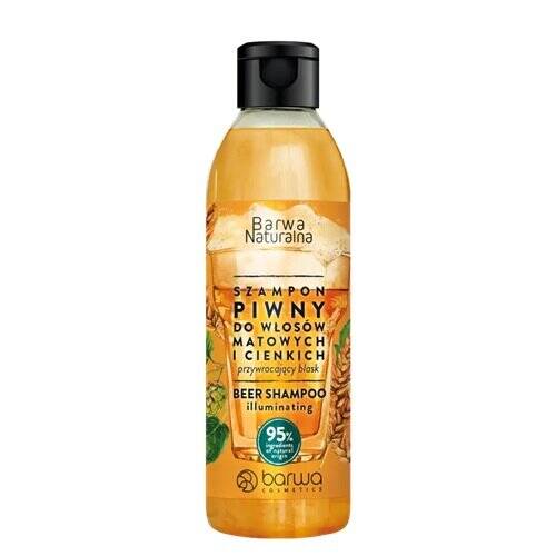 Barwa Natural Shine Beer Shampoo for Dull & Thin Hair