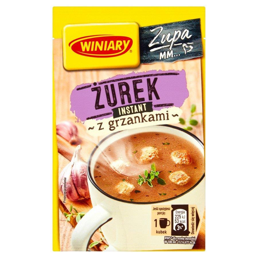 Winiary Zupa Instant Żurek z Grzankami 15g