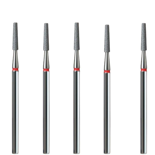 IQ Nails Diamond Nail Drill Bit Cone Extra Fine Cut 2.1 mm 5pcs
