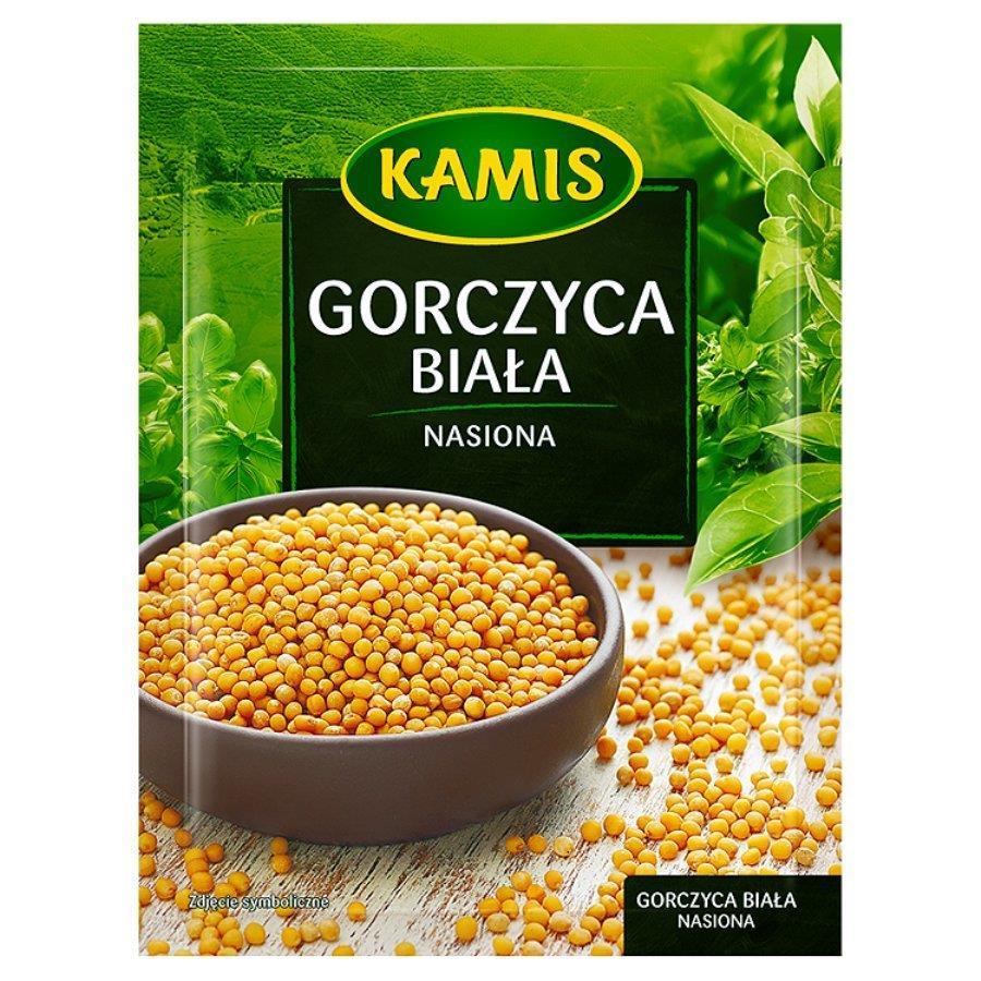 Kamis Gorczyca Biała Nasiona Nadaje Smak i Aromat Potrawom 30g