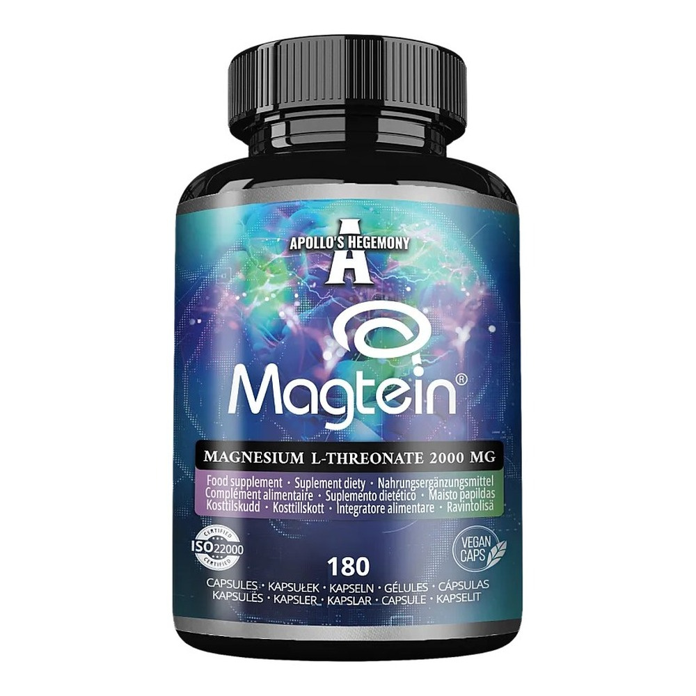 Apollo's Hegemony Magtein L-Treonian Magnezu 180 Kapsułek Wegańskich