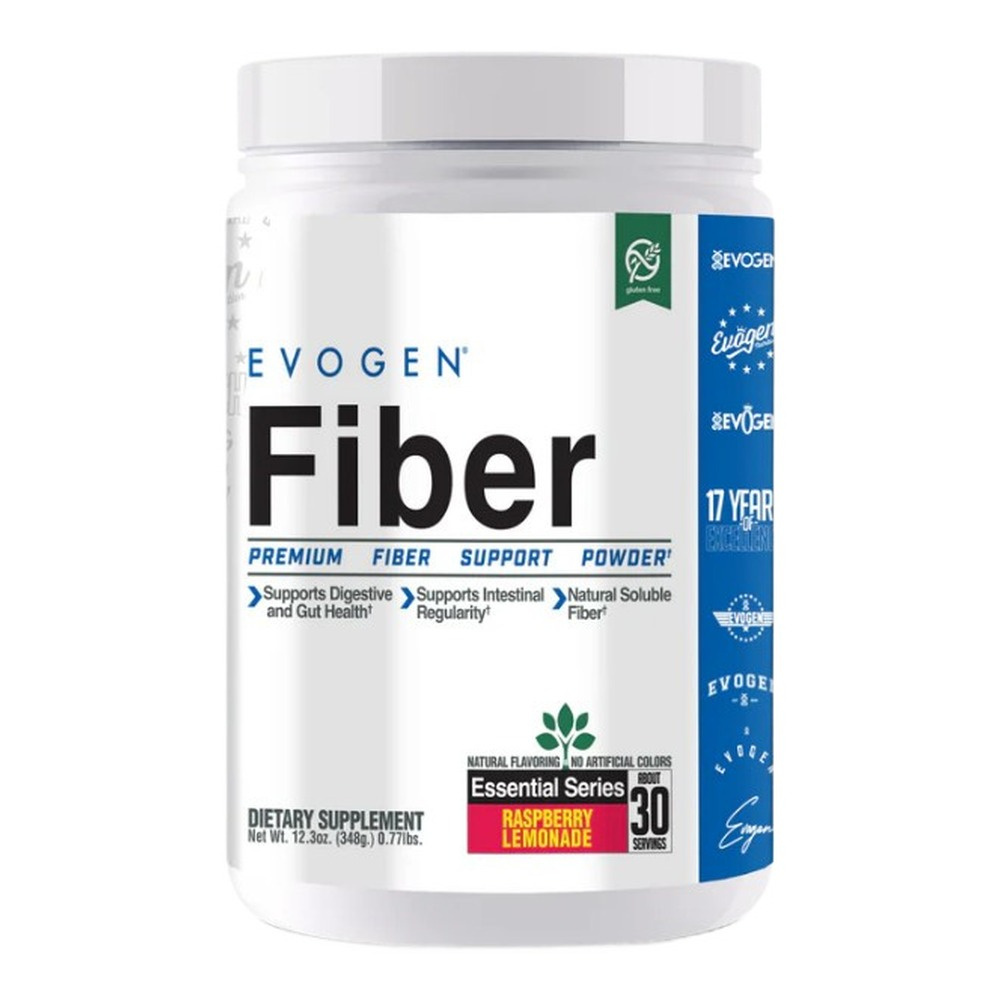 Evogen Fiber Soluble Fibre Powder, Raspberry Lemonade 348g